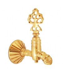 Dekoratif Pirinç Musluk  Antik Musluk  Vintage Duvar Tipi Musluk