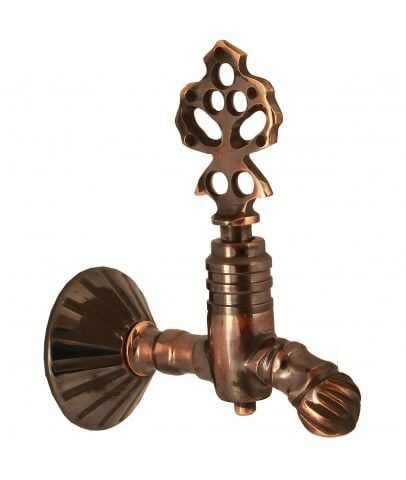 Klasik Tasarım Musluk  Retro Dekoratif Musluk  Duvar Tipi Pirinç Musluk