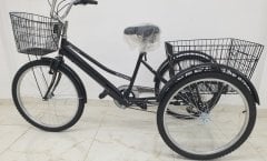siyah Cargo Bisikleti 2960 Üç Tekerlekli Sepetli Yük bisikleti Pazar bisikleti