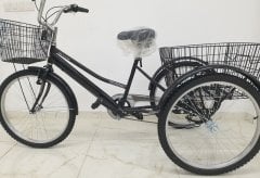 siyah Cargo Bisikleti 2960 Üç Tekerlekli Sepetli Yük bisikleti Pazar bisikleti