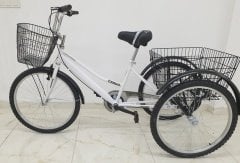 BEYAZ Cargo Bisikleti 2960 Üç Tekerlekli Sepetli Yük bisikleti Pazar bisikleti
