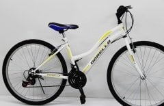 Dorello bisiklet 2640 model 26 jant bisiklet Şehir bisikleti Düz yol Şehir bisikleti Günün firsatina  beyaz sarı sticker