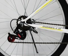 Dorello bisiklet 2640 model 26 jant bisiklet Şehir bisikleti Düz yol Şehir bisikleti Günün firsatina  beyaz sarı sticker