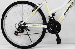 Dorello bisiklet 2640 model 26 jant bisiklet Şehir bisikleti Düz yol Şehir bisikleti Günün firsatina  beyaz sarı sticker