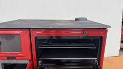 Cast Iron Stove with Oven – Wood-Burning Heating and Cooking Stove