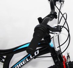 Siyah 2621 Amortisörlü bisiklet Dorello bisiklet 2621 model 26 jant bisiklet Şehir bisikleti bisikleti amortisörlü model çift amortisörlü