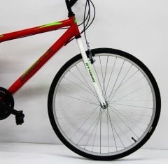 28 JANT KIRMIZI BİSİKLET 2800 MODEL KIRMIZI BEYAZ 28 JANT BİSİKLET