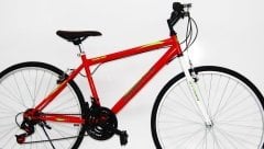 28 JANT KIRMIZI BİSİKLET 2800 MODEL KIRMIZI BEYAZ 28 JANT BİSİKLET