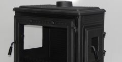 Gusseiserner Kaminofen mit Glasfront – Leistungsstarke Heizung und stilvolles Design
