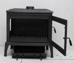 Camlı Döküm Şömine Soba – Güçlü Isıtma & Şık Tasarım