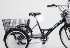 20 jant siyah Cargo Bisikleti 2960 Üç Tekerlekli Sepetli Yük bisikleti Pazar bisikleti Dorello Cargo bisikleti  20 jant kargo çocuk bisiklet