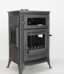 Fırınlı Döküm Kuzine Soba | Camlı, Yüksek Isı Verimli