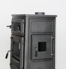 Fırınlı Döküm Kuzine Soba | Camlı, Yüksek Isı Verimli