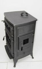 Fırınlı Döküm Kuzine Soba | Camlı, Yüksek Isı Verimli