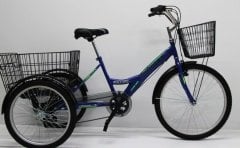 20 jant mavi Cargo Bisikleti 2960 Üç Tekerlekli Sepetli Yük bisikleti Pazar bisikleti Dorello Cargo bisikleti  20 jant kargo çocuk bisiklet arka tekerlek 20 jant