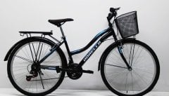 2650 lady siyah bisiklet Dorello bisiklet Şehir bisikleti bisikleti Bayan gövde Bayan bisiklet erkek bisiklet 26 jant bisiklet sepetlı model