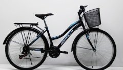 2650 lady siyah bisiklet Dorello bisiklet Şehir bisikleti bisikleti Bayan gövde Bayan bisiklet erkek bisiklet 26 jant bisiklet sepetlı model