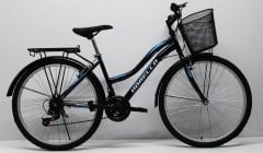 2650 lady siyah bisiklet Dorello bisiklet Şehir bisikleti bisikleti Bayan gövde Bayan bisiklet erkek bisiklet 26 jant bisiklet sepetlı model