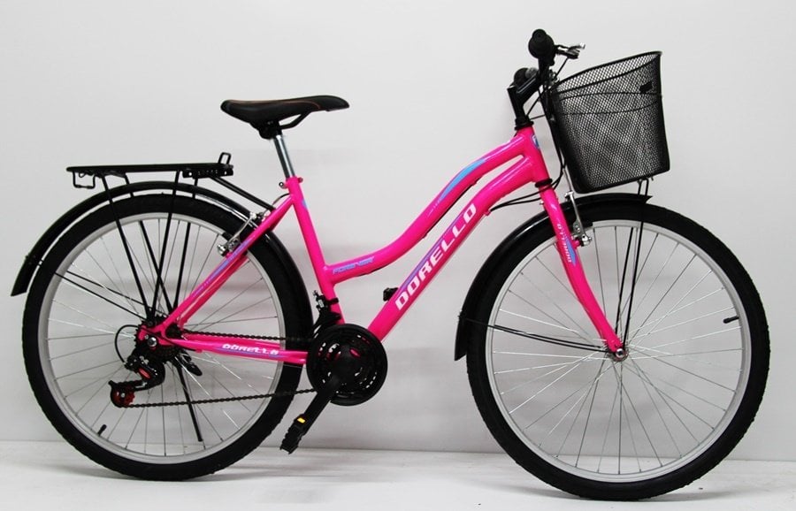 2650 pembe Dorello bisiklet Pembe bisiklet 26 jant bisiklet Pembe model