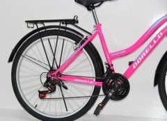 2650 pembe Dorello bisiklet Pembe bisiklet 26 jant bisiklet Pembe model
