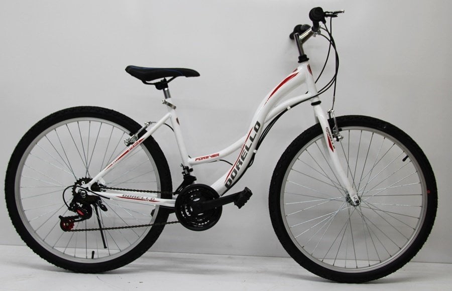 2601 beyaz Dorello bisiklet Beyaz bisiklet 26 jant bisiklet Alanya model