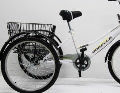 BEYAZ Dorello Bisiklet Cargo Bisikleti 2960 Üç Tekerlekli Sepetli Yük bisikleti Pazar bisikleti sahil bisikleti yük bisikleti taşıma bisikleti kargo bisikleti