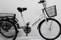 BEYAZ Dorello Bisiklet Cargo Bisikleti 2960 Üç Tekerlekli Sepetli Yük bisikleti Pazar bisikleti sahil bisikleti yük bisikleti taşıma bisikleti kargo bisikleti