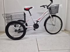 Cargo Bisiklet | Güçlü Taşıma, Pratik Kullanım Beyaz Model