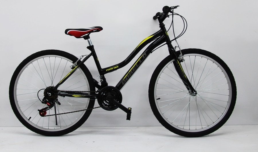 26 jant bisiklet kadın bisikleti erkek bisikleti dorello bisiklet siyah bisiklet