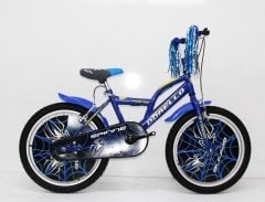 Blaues Dorello-Fahrrad Modell 2050, 20-Zoll-Räder, Kinderfahrrad für Kinder von 7-8 Jahren.
