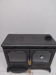 Döküm Kuzine Soba | Yüksek Isı Verimli, Fırınlı, Dayanıklı Dökme Demir