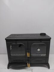 Döküm Kuzine Soba | Yüksek Isı Verimli, Fırınlı, Dayanıklı Dökme Demir