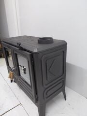 Döküm Kuzine Soba Fırınlı Soba Yüksek Isı Verimli, Fırınlı, Dayanıklı Dökme Demir DRL 00452