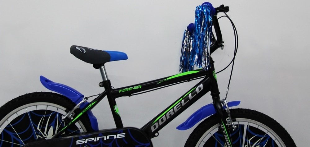 siyah 2050 model dorello bisiklet 20 jant çocuk bisikleti 7 yaş 8 yaş