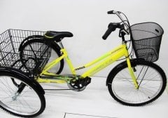 SARI Dorello Bisiklet Cargo Bisikleti 2960 Üç Tekerlekli Sepetli Yük bisikleti Pazar bisikleti sahil bisikleti yük bisikleti taşıma bisikleti kargo bisikleti