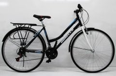 Neues weißes Dorello-Fahrrad Modell 2800, weißes Fahrrad, Fahrrad mit 28-Zoll-Rädern, Canel-Modell weiß.