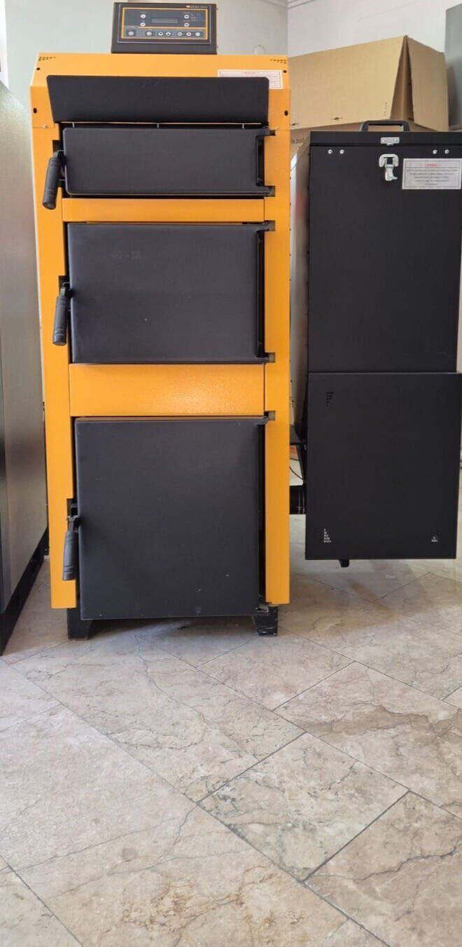 Kalorifer Kazanı Katı Yakıt  Sanayi Tipi Katı Yakıt Kazanı  Odunlu Kalorifer Kazanı 75 KW