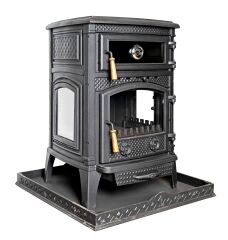 Döküm Şömine Soba Kuzine Soba Fırınlı Soba DRL 009