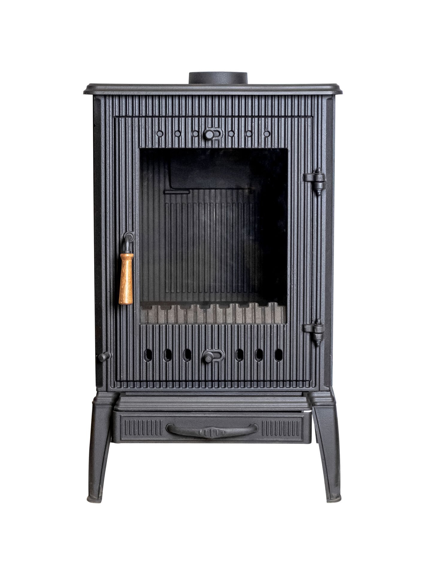 Şömine Soba Yandan Camlı Soba Döküm Soba DRL 004