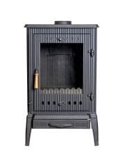 Şömine Soba Yandan Camlı Soba Döküm Soba DRL 004