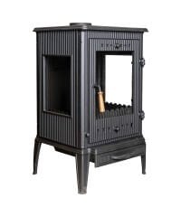 Şömine Soba Yandan Camlı Soba Döküm Soba DRL 004