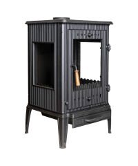 Şömine Soba Yandan Camlı Soba Döküm Soba DRL 004