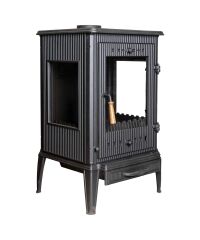 Şömine Soba Yandan Camlı Soba Döküm Soba DRL 056