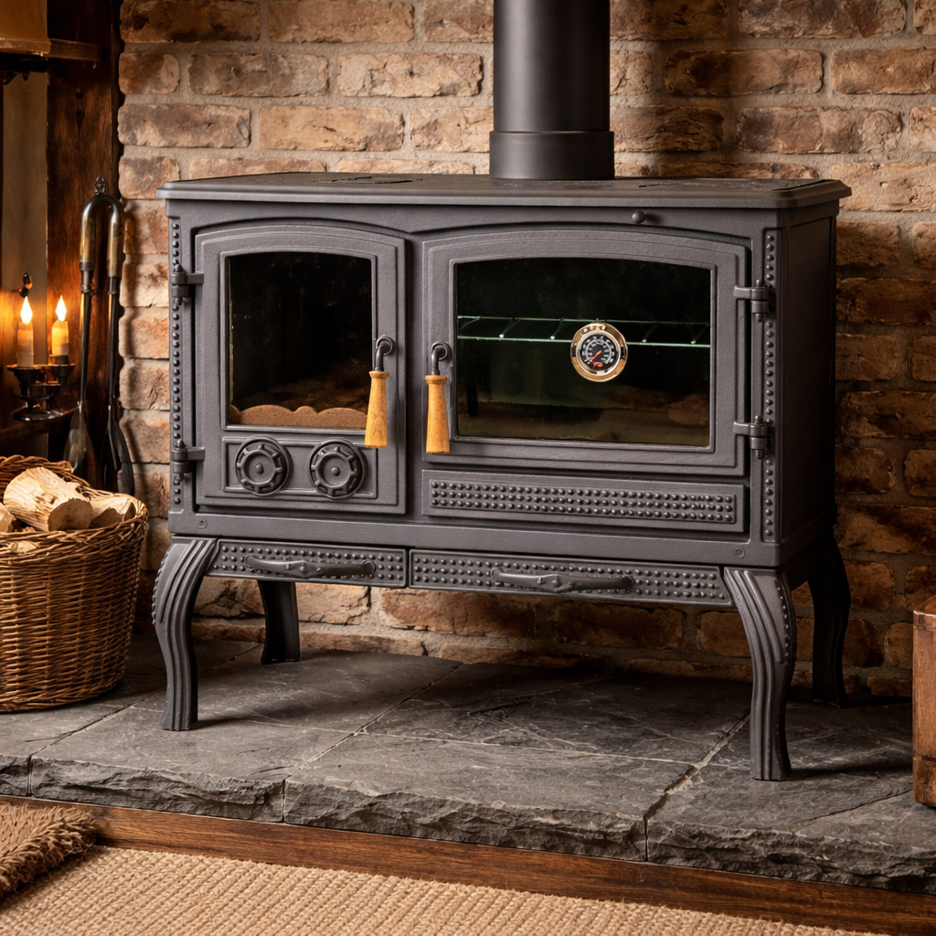 Soba Kuzine Döküm  Soba Fırınlı Soba DRL 003