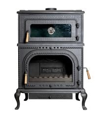 Döküm Şömine Soba Kuzine Soba Fırınlı Soba DRL 060