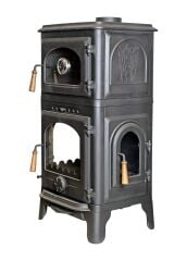 Döküm Şömine Soba Kuzine Soba Fırınlı Soba DRL058