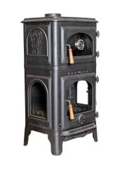 Döküm Şömine Soba Kuzine Soba Fırınlı Soba DRL058