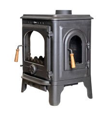 Şömine Soba Yandan Camlı Soba Döküm Soba DRL 057C