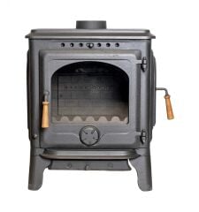 Şömine Soba Yandan Camlı Soba Döküm Soba DRL 034