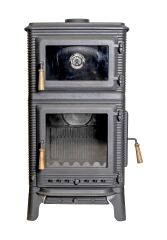 Cast Iron Fireplace Stove, Cooker Stove, Stove with Oven DRL 028